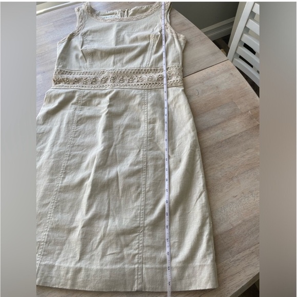 SUSAN BRISTOL-Linen Blend Dress Size 4 - Picture 4 of 7